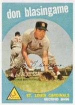 1959 Topps Baseball Cards      491     Don Blasingame